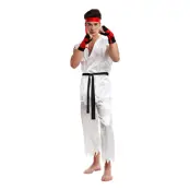 Kampsportare Maskeraddräkt - Medium/Large