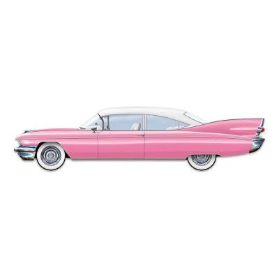 Kartongfigur 50-tals Bil