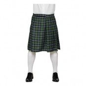 Kilt Skotskrutig Grön - One size