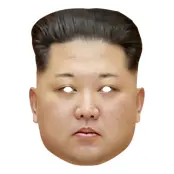 Kim Jong Un Pappmask