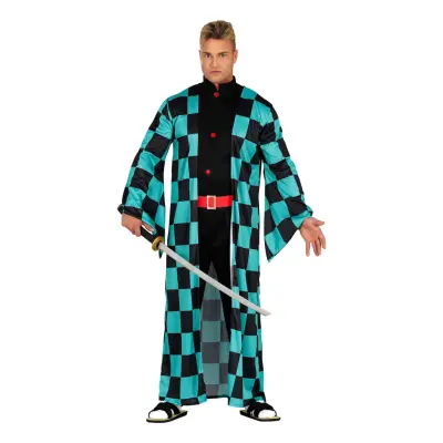 Kimono Fäktare Maskeraddräkt - Medium