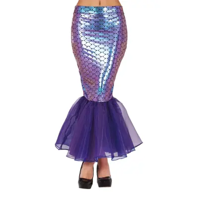 Kjol Sjöjungfru Lila - One size