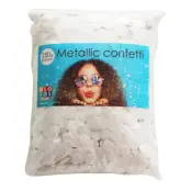 Konfetti Vit Runda - 250 gram