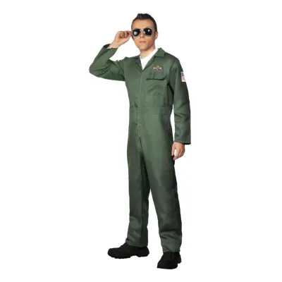 Krigspilot Maskeraddräkt - X-Large