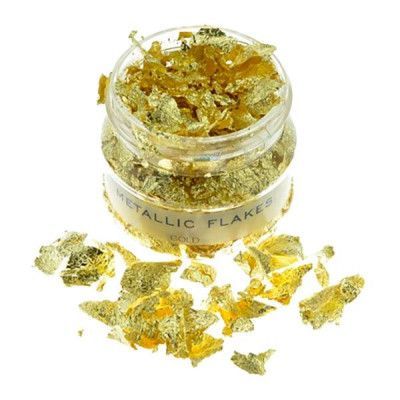 Kryolan Metallic Glitter Flakes Guld