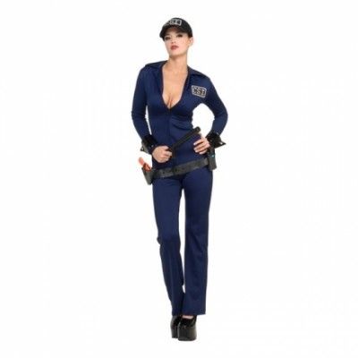 Kvinnlig CSI Maskeraddräkt