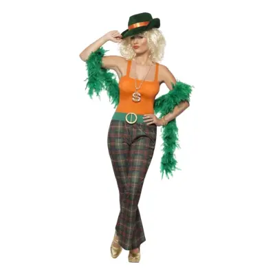 Kvinnlig Pimp Maskeraddräkt - Small