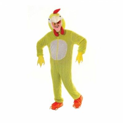 Kyckling med Stort Huvud Maskeraddräkt