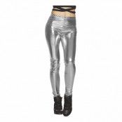 Leggings Metallic Silver - Large/X-Large