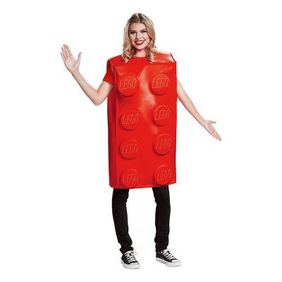 LEGO Kloss Röd Maskeraddräkt - Small/Medium