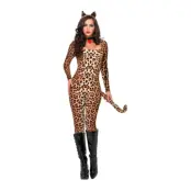 Leopard Jumpsuit Deluxe Maskeraddräkt - Medium/Large