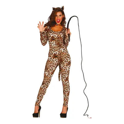 Leopard Catsuit Maskeraddräkt - Medium