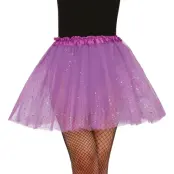 Lila Tyllkjol med Glitter - One size