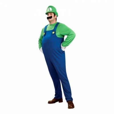 Luigi Deluxe Maskeraddräkt