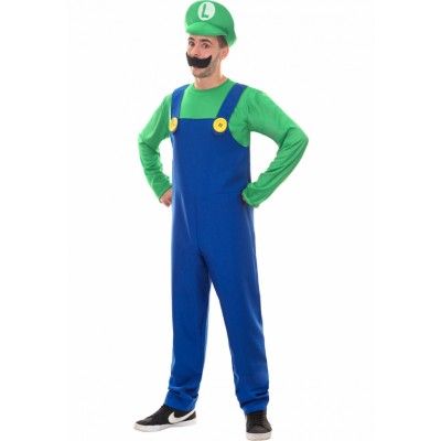 Luigi Maskeraddräkt - Small