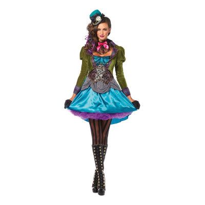 Mad Hatter Dam Deluxe Maskeraddräkt - Medium