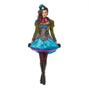 Mad Hatter Dam Deluxe Maskeraddräkt - Small