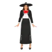 Mariachi Musiker Dam Maskeraddräkt - Small