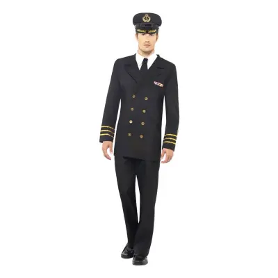 Marinofficer Maskeraddräkt - Medium
