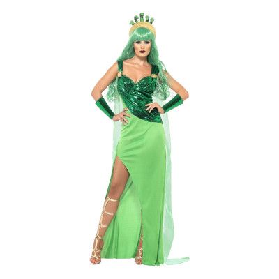 Medusa Grön Maskeraddräkt - Small