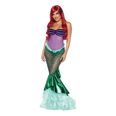 Mermaid Deluxe Maskeraddräkt - X-Small