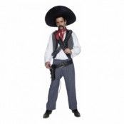 Mexikansk Bandit Maskeraddräkt - One size