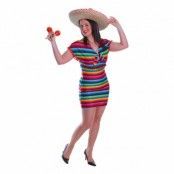Mexikansk Klänning Maskeraddräkt - One size