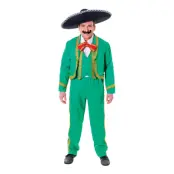 Mexikansk Man Maskeraddräkt - One size