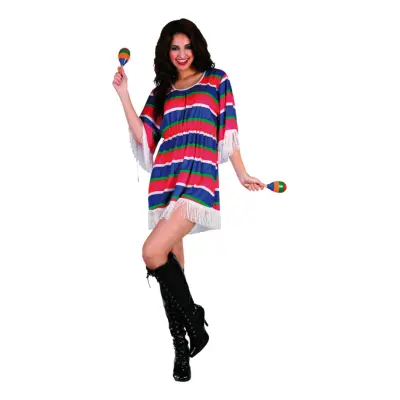 Mexikansk Tjej Maskeraddräkt - One size