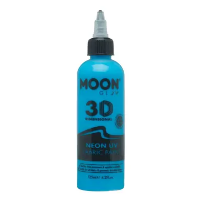 Moon Creations UV Neon Textilfärg - 125 ml Blå
