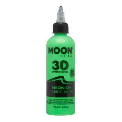 Moon Creations UV Neon Textilfärg - 125 ml Grön
