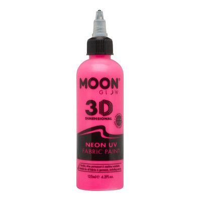 Moon Creations UV Neon Textilfärg - 125 ml Rosa