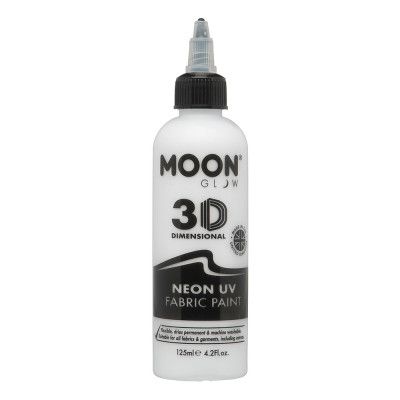 Moon Creations UV Neon Textilfärg - 125 ml Vit
