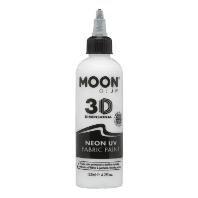 Moon Creations UV Neon Textilfärg - 125 ml Vit