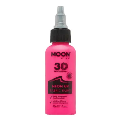Moon Creations UV Neon Textilfärg - 30 ml Rosa