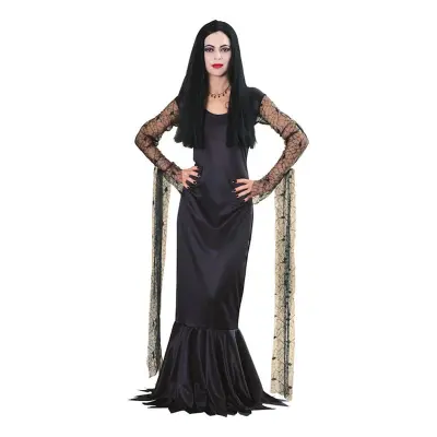 Morticia Addams Maskeraddräkt - Medium
