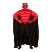 Muskulös Djävul Maskeraddräkt - Small