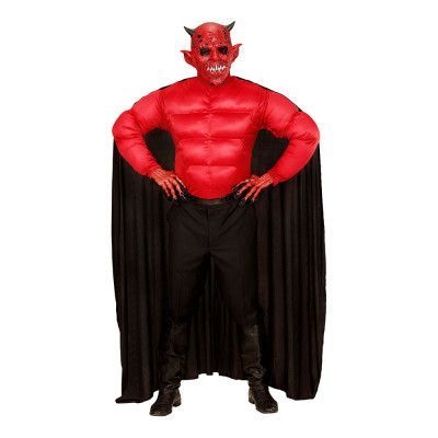 Muskulös Djävul Maskeraddräkt - Small