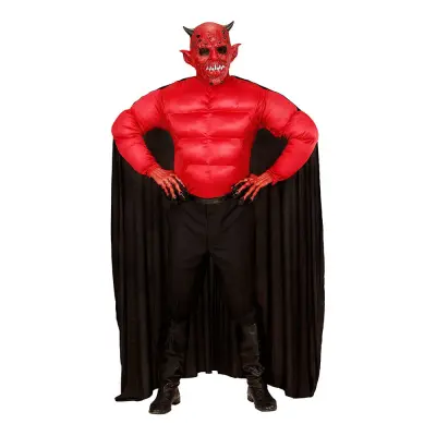 Muskulös Djävul Maskeraddräkt - Small