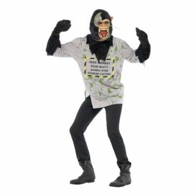 Muterad Apa Maskeraddräkt - Medium