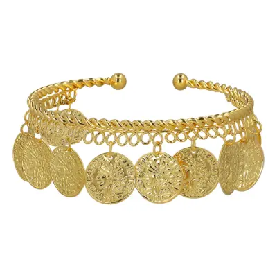 Myntarmband Guld Orientaliskt - One size