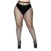 Nätstrumpbyxor Plus Size
