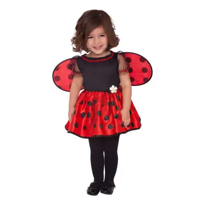 Nyckelpiga Klänning Bebis Maskeraddräkt - 12-24 månader