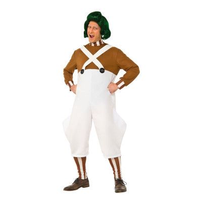 Oompa Loompa Deluxe Maskeraddräkt - One size