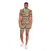 OppoSuits Abstractive Shorts Kostym - 48
