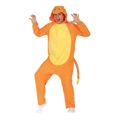 Orange Drake Maskeraddräkt - Medium