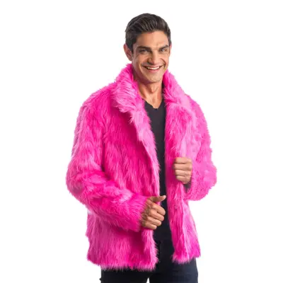 Pälsjacka Mörkrosa - Medium