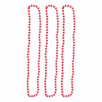 Pärlhalsband Självlysande - 3-pack Rosa