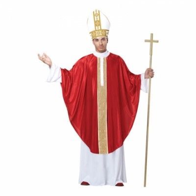 Påven Röd Maskeraddräkt