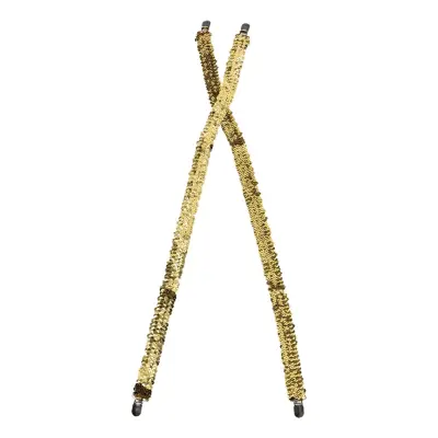 Paljetthängslen Guld - One size